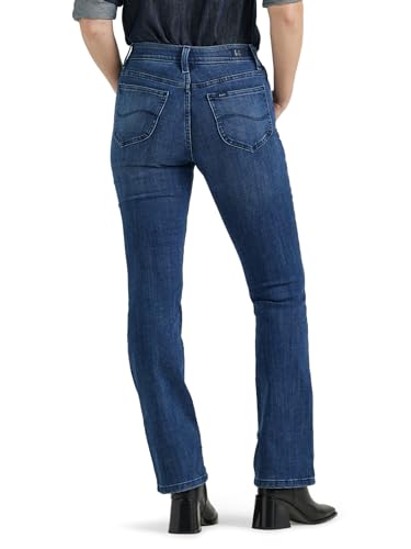 Lee Women's Ultra Lux Comfort with Flex Motion Bootcut Jean Open Seas 12 Medium