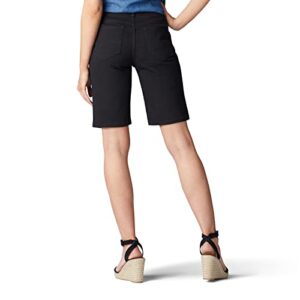 Lee Women's Relaxed Fit Bermuda Short, Black, 18