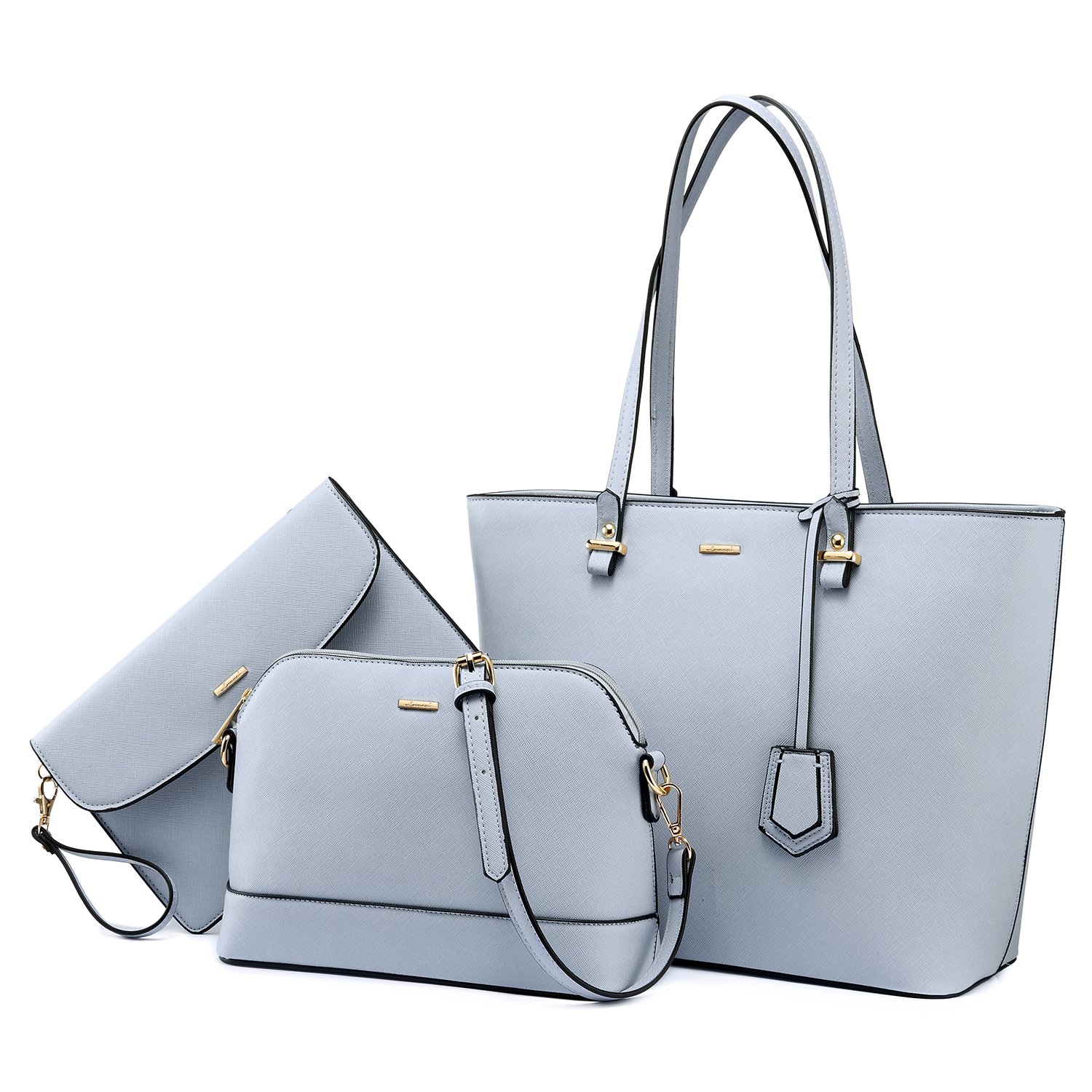 Handbags for Women Shoulder Bags Tote Satchel Hobo 3pcs Purse Set