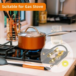 F271239 One-Stop Universal Gas-Appliance Hook Up Kit for Garage Heaters, Wall Mounted Heaters, Gas Fireplace, Gas Dryer and Gas Stoves