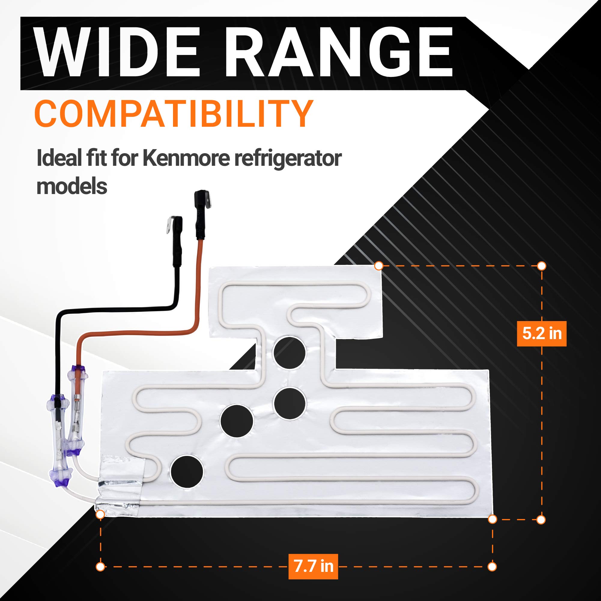 Ultra Durable 5303918301 Refrigerator Garage Heater Kit by BlueStars- Refrigerator Garage Heater Kit for Frigidaire Kenmore Refrigerator, Replace PS900213 AP3722172 AH900213 (1 Pack)