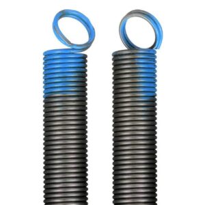 G.A.S Hardware 90 lb. Heavy-Duty Double-Looped Garage Door Extension Spring (2-Pack) -L. Blue | Springs for Garage Door Replacement Hardware Repair | Extension Springs