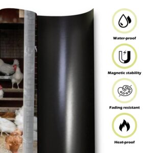 Rustic Farmhouse Dishwasher Magnet Cover Chicken coop Magnetic Refrigerator Stickers Decorative Appliance Cover Fridge Panels Metal Door Garage 23x26in