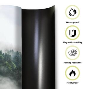 Dishwasher Magnet Cover A Wonderful Magical Interplay Low Hanging a Mountain Lake a Beautiful Magnetic Refrigerator Stickers Decorative Appliance Cover Fridge Panels Metal Door Garage 23x26in