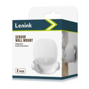 Lenink Wall Mount Compatible with Ecobee Smart Sensor, 2 Pack Smart Sensor Wall Holder Replacement Intelligent Robot Model (White)