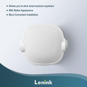 Lenink Wall Mount Compatible with Ecobee Smart Sensor, 2 Pack Smart Sensor Wall Holder Replacement Intelligent Robot Model (White)