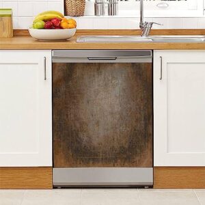 dishwasher magnet cover vintage wall distressed style magnetic refrigerator stickers decorative appliance cover fridge panels metal door garage 23x26in