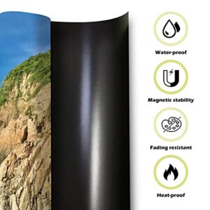 Dishwasher Magnet Cover La quebrada of Acapulco Magnetic Refrigerator Stickers Decorative Appliance Cover Fridge Panels Metal Door Garage 23"Wx26"H