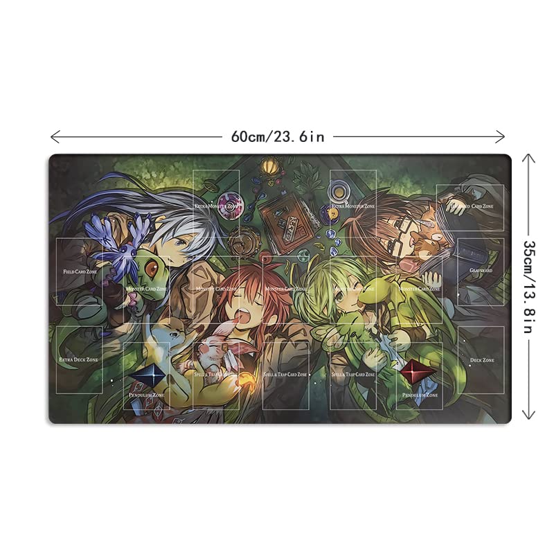 New Mlikemat Playmat Charmer Familiar TCG CCG OCG Trading Card Game Mat + Free Bag