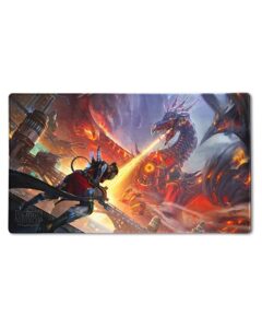 arcane tinmen dragon shield playmat – bolt reaper – smooth & tough – compatible with magic the gathering commander deck, pokemon cards, yugioh cards – play mtg, yugioh, pokemon, tcg, ocg