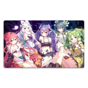 ygomat traptrix girls trading card game ocg playmat tcg mat free best tube/bag (tx274) (d_add playzones + bag)