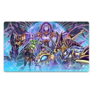 ygomat shaddoll deck trading card game ocg playmat tcg duel mat free best tube/bag (c_no playzones + bag)