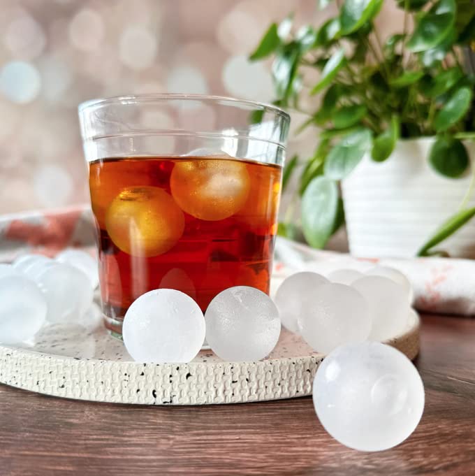 MixCraft Eternal Ice Reusable & Durable Cocktail Ice Cube Spheres, Set of 23