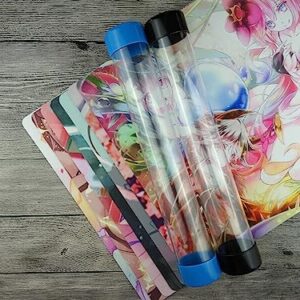 Ygomat Tea Gardner Trading Card Game OCG Playmat TCG Mat Free Best Tube/Bag (TG323) (A_No Playzones + Tube)