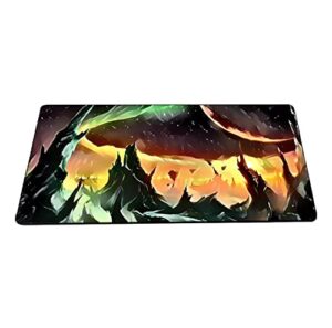 enhance your tcg experience with stunning artistic design playmat - mtg ccg ocg trading card game mat by inked playmats. art painting on gaming play mat 354