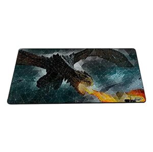 enhance your tcg experience with stunning artistic design playmat - mtg ccg ocg trading card game mat by inked playmats. art painting on gaming play mat 458