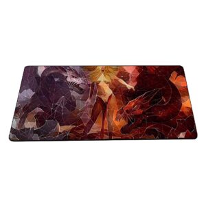 Enhance Your TCG Experience with Stunning Artistic Design Playmat - MTG CCG OCG Trading Card Game Mat by Inked Playmats. Art Painting on Gaming Play Mat 154