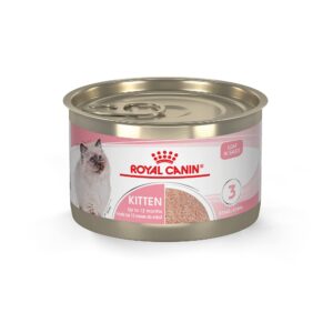 royal canin feline health nutrition kitten loaf in sauce canned cat food, 5.1 oz can (24-count)