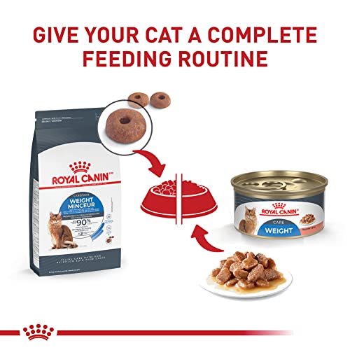 Royal Canin Feline Weight Care Thin Slices in Gravy Canned Adult Wet Cat Food, 3 oz can (12-count)