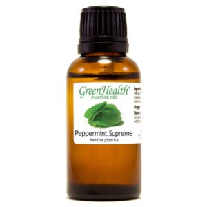 1 fl oz peppermint essential oil (mentha piperita) (100% pure & uncut) - greenhealth