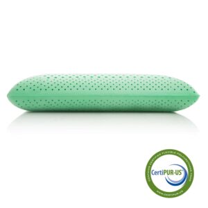 MALOUF ZZKKMPASZP Z Zoned Dough Memory Foam Infused with Real Peppermint-Natural Oil Aromatherapy Pillow Spray Included-King Size