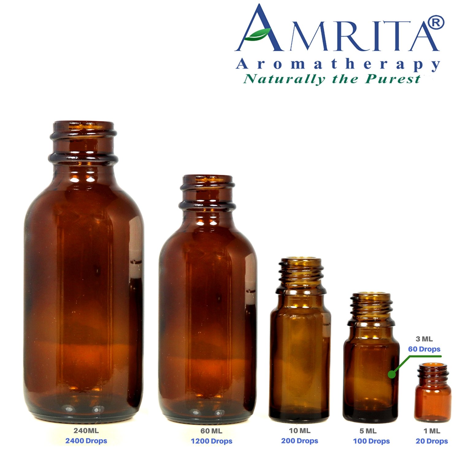 Amrita Aromatherapy Peppermint Essential Oil, 100% Pure Undiluted Mentha piperita, Therapeutic Grade, Premium Quality Aromatherapy Oil, Tested & Verified, 10ML