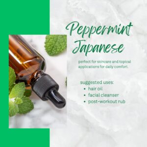 Peppermint Essential OIl - 100% Pure Essential Oil - 2 fl oz w/Glass Dropper