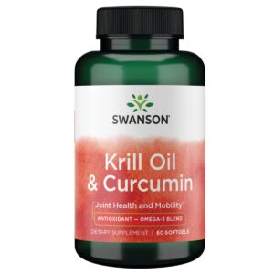 swanson krill oil & curcumin 60 sgels