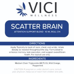 Vici Wellness Scatter Brain Essential Oil Roller