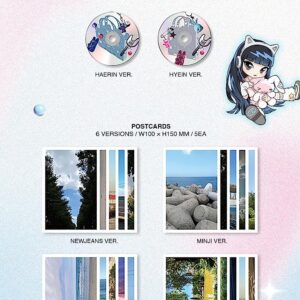 Newjeans 2nd EP Get Up [Bunny Beach Bag ] Album HAERIN + [Extra Photocards Set]