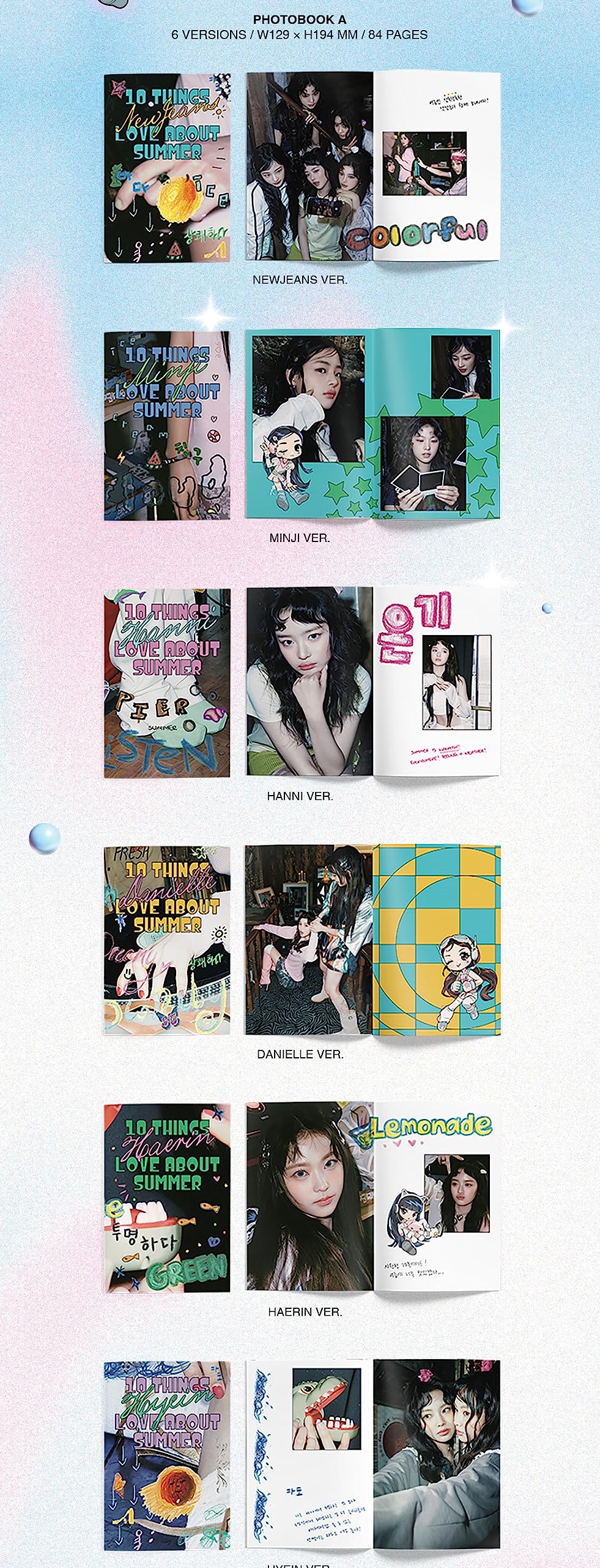 Newjeans 2nd EP Get Up [Bunny Beach Bag ] Album HAERIN + [Extra Photocards Set]