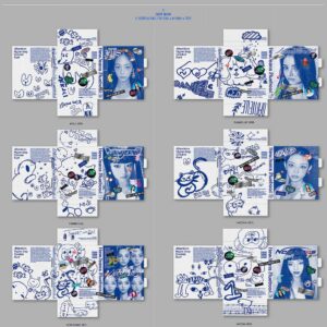 ( Blue Book Version ) NEWJEANS NEW JEANS 1st EP Album ( NEWJEANS Ver. ) K-POP SEALED