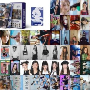 YFAIYJ 6 Boxes/330Pcs NewJeans Photocards KPOP New Jeans Merchandise Lomo Card Set Gift