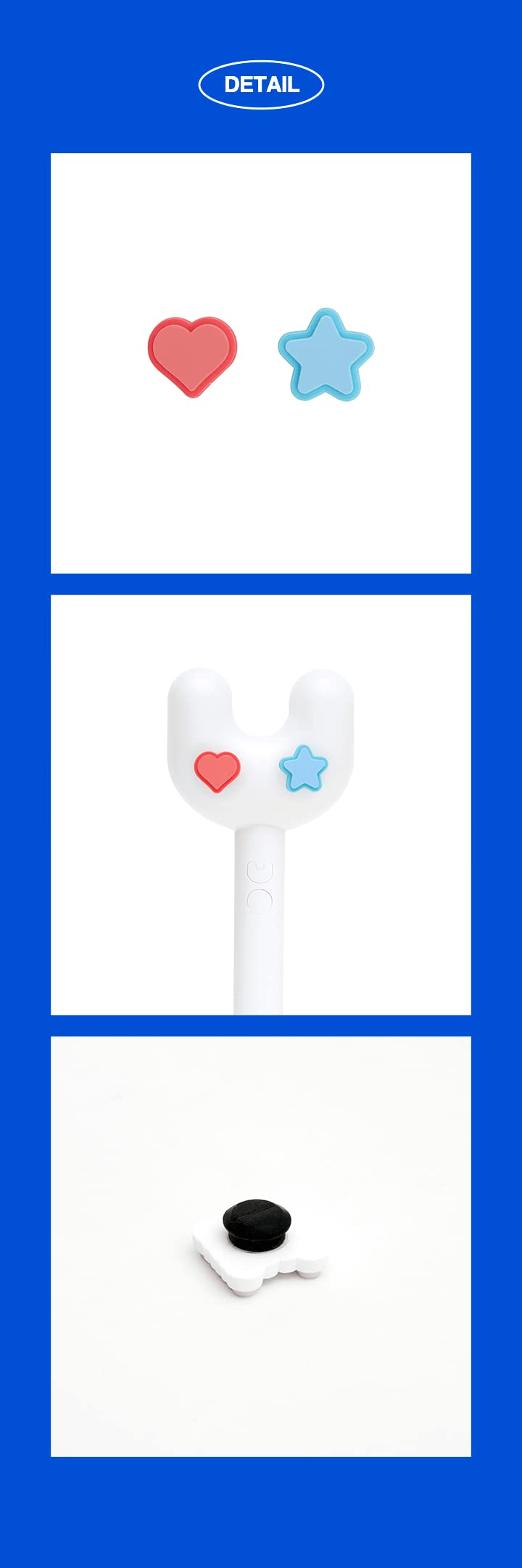 Dreamus NEWJEANS - Official Light Stick Album, Heart & Star Ver.