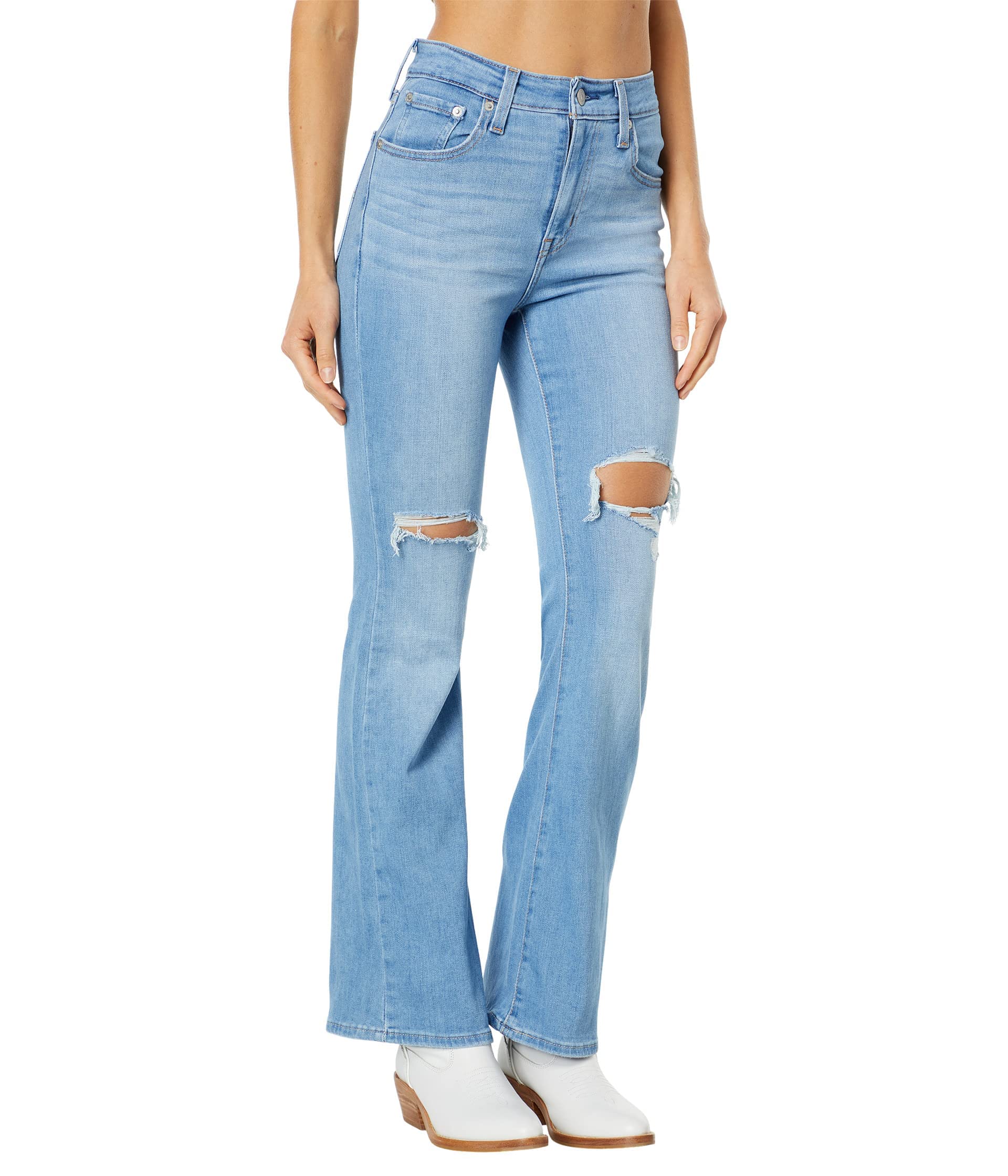 Levi's Women's 726 High Rise Flare Jeans, (New) Let's Talk, 29 Regular