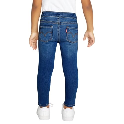 Levi's Girls' Skinny Fit Pull On Jeggings, Sweetwater, 3M