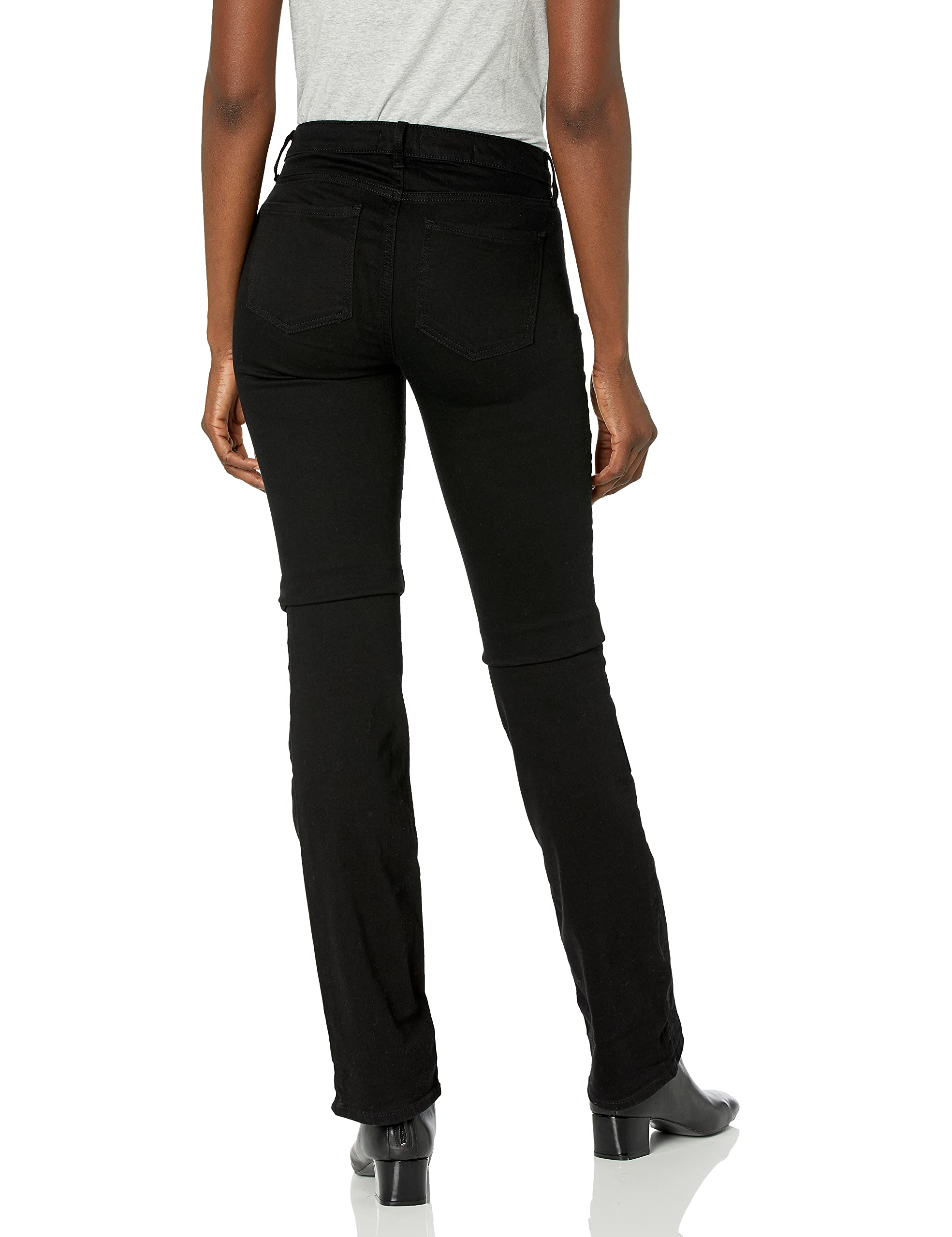 NYDJ womens Barbara Boot-cut jeans, New Black, 6 US