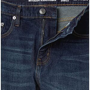 Amazon Essentials Men's Athletic-Fit Jean, Dark Wash, 34W x 32L