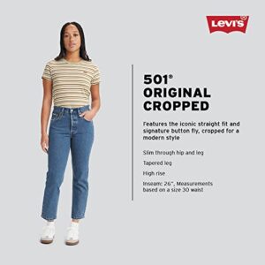 Levi's Women's 501 Crop Jeans, Oxnard Athens Pushed, 26