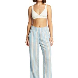 Billabong womens New Waves Stripe Pants, Clear Sky, Medium US