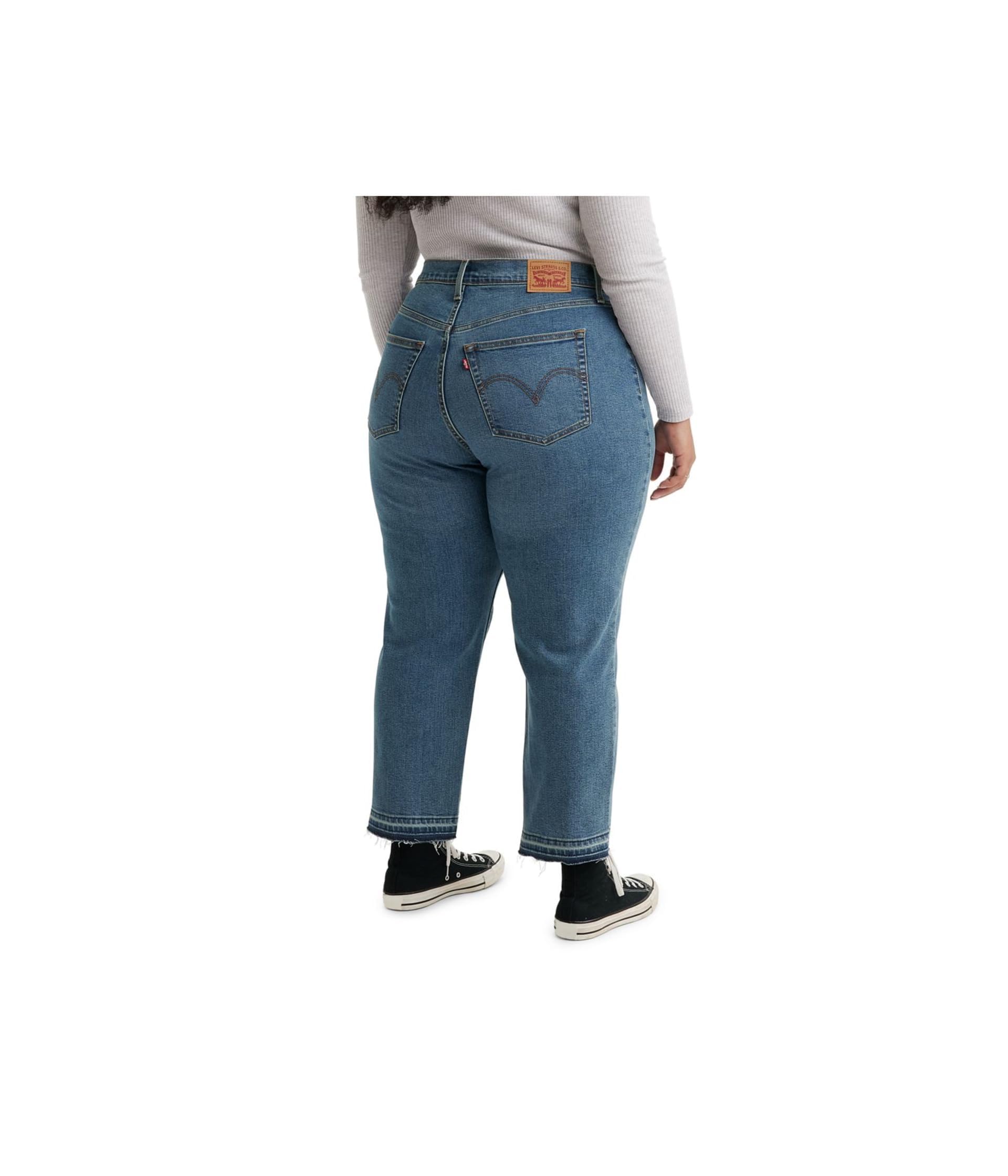 Levi's Women's Plus Size Wedgie Straight Jeans, Love in the Mist, 16