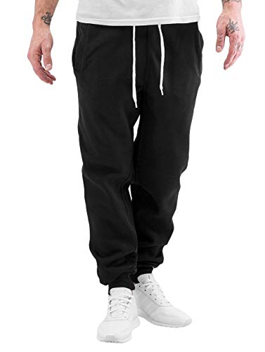 Southpole Men's Basic Active Fleece Jogger Pants-Regular and Big & Tall Sizes, BK, M