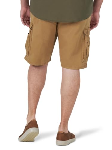 Lee mens Big & Tall Dungarees New Belted Wyoming Cargo Shorts, Bourbon, 44 US