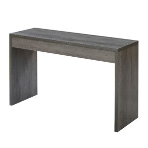 Convenience Concepts Northfield Hall Console Desk Table, 48"L x 15.5"W x 28"H, Weathered Gray