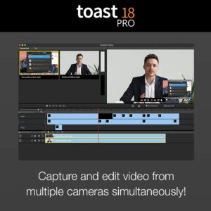 Roxio Toast 18 Pro | Complete DVD Burner & Digital Media Suite [Mac Download] [Old Version]