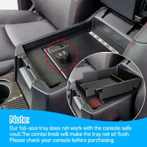 DIAMOOKY Upgraded Center Console Organizer for Toyota 4Runner 2024 2023 2022 2021 2020 2019 2018 2017 2016-2010 Full Size Tray Interior Accessories, Insert Armrest Box Secondary Storage ABS Material