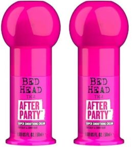 tigi bed head after party smoothing cream for shiny hair travel size 1.69 fl oz (pack of 2)