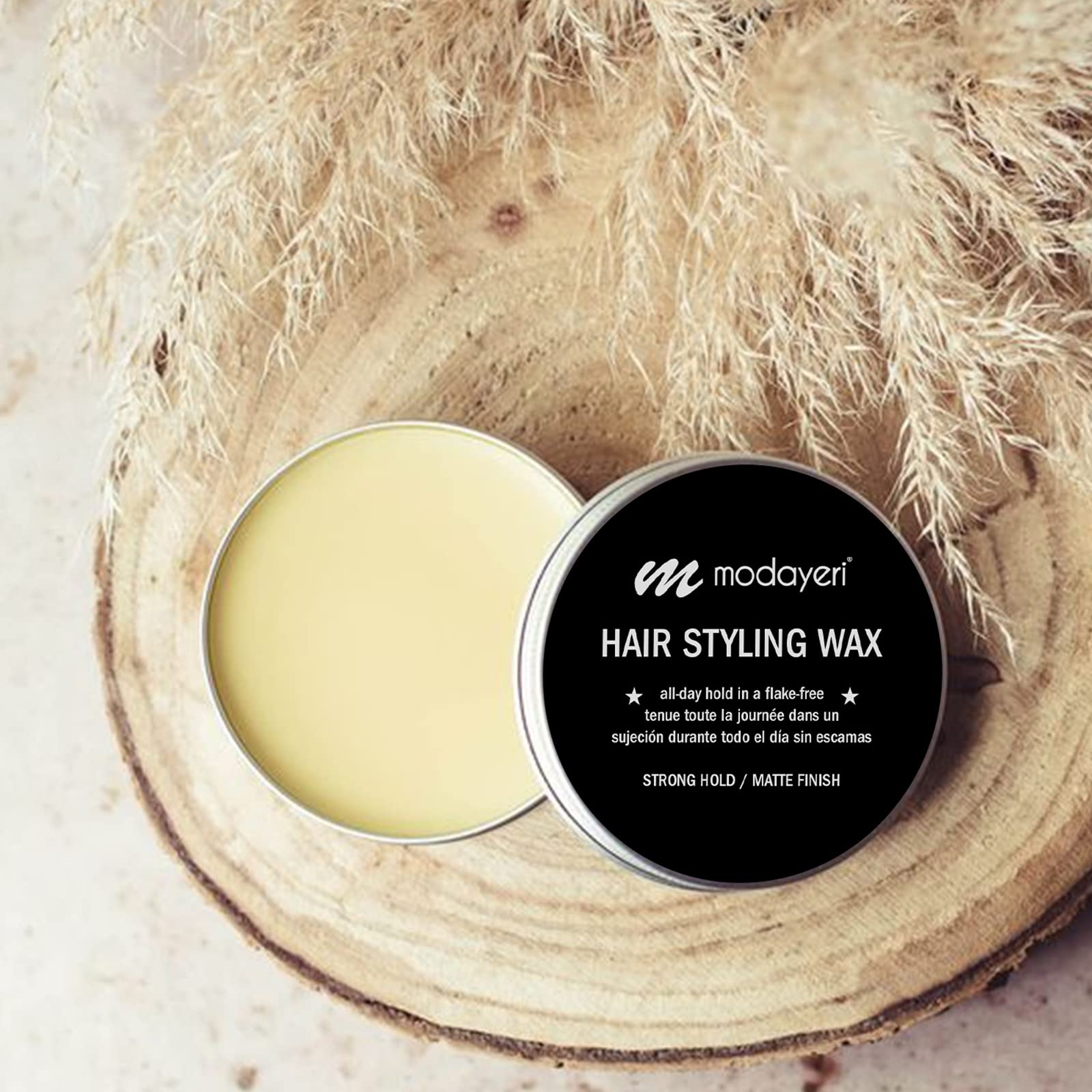 modayeri alışverişte yeni moda Hair Wax - Strong Hold Styling Pomade for Men and Women, Nourishing And Protecting, Matte Finish Molding 3.4 Oz