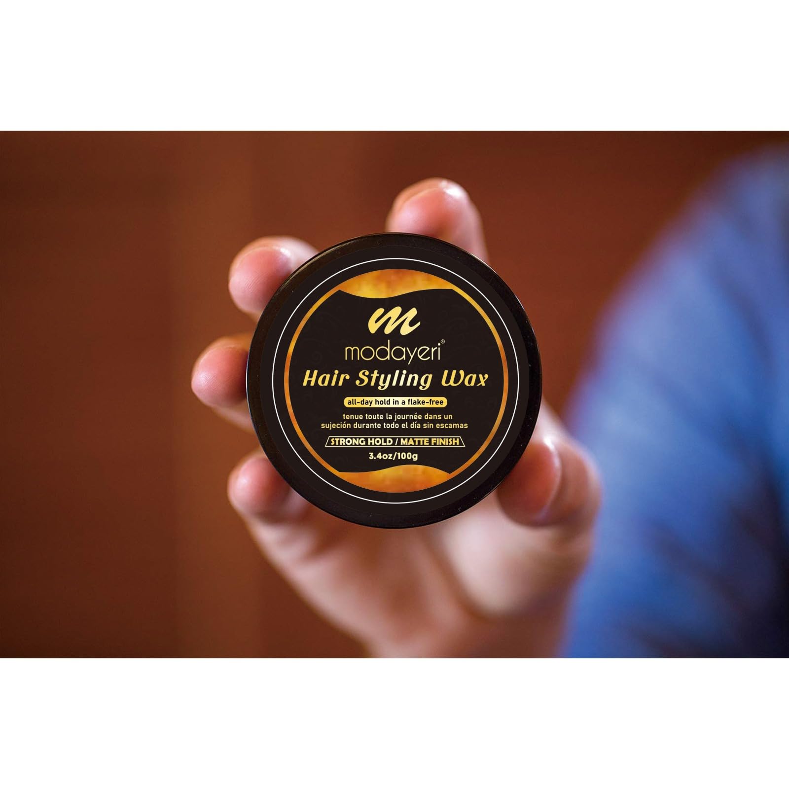 modayeri alışverişte yeni moda Hair Wax - Strong Hold Styling Pomade for Men and Women, Nourishing And Protecting, Matte Finish Molding 3.4 Oz