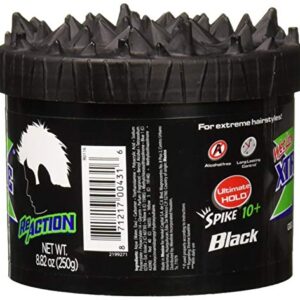 Wet Line Xtreme Reaction Black Ultimate Hold Gel, 8.8 Ounce